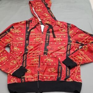 Vintage Iowa State Red Cyclones Zip-Up Hoodie - Size L